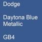 Preview: Dodge, Daytona Blue Metallic, GB4.